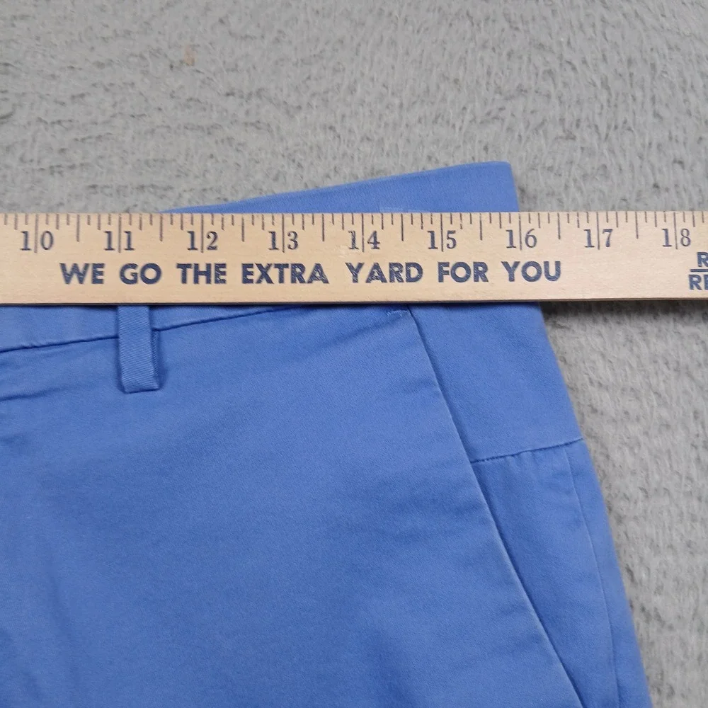 Banana Republic Aiden Shorts Mens‎ 31 Blue Stretch Chino Casual